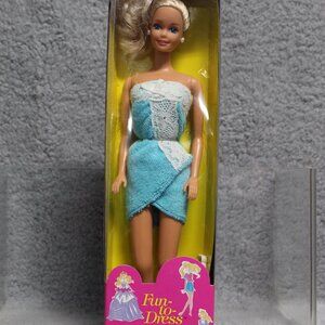 Fun to Dress Barbie #3240 Blonde Blue Eyes Vtg 1992 Mattel NIB